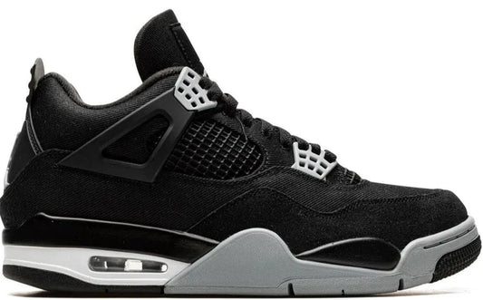 Air Jordan 4 Black Canvas