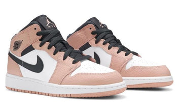 Air Jordan 1 Mid GS 'Pink Quartz'