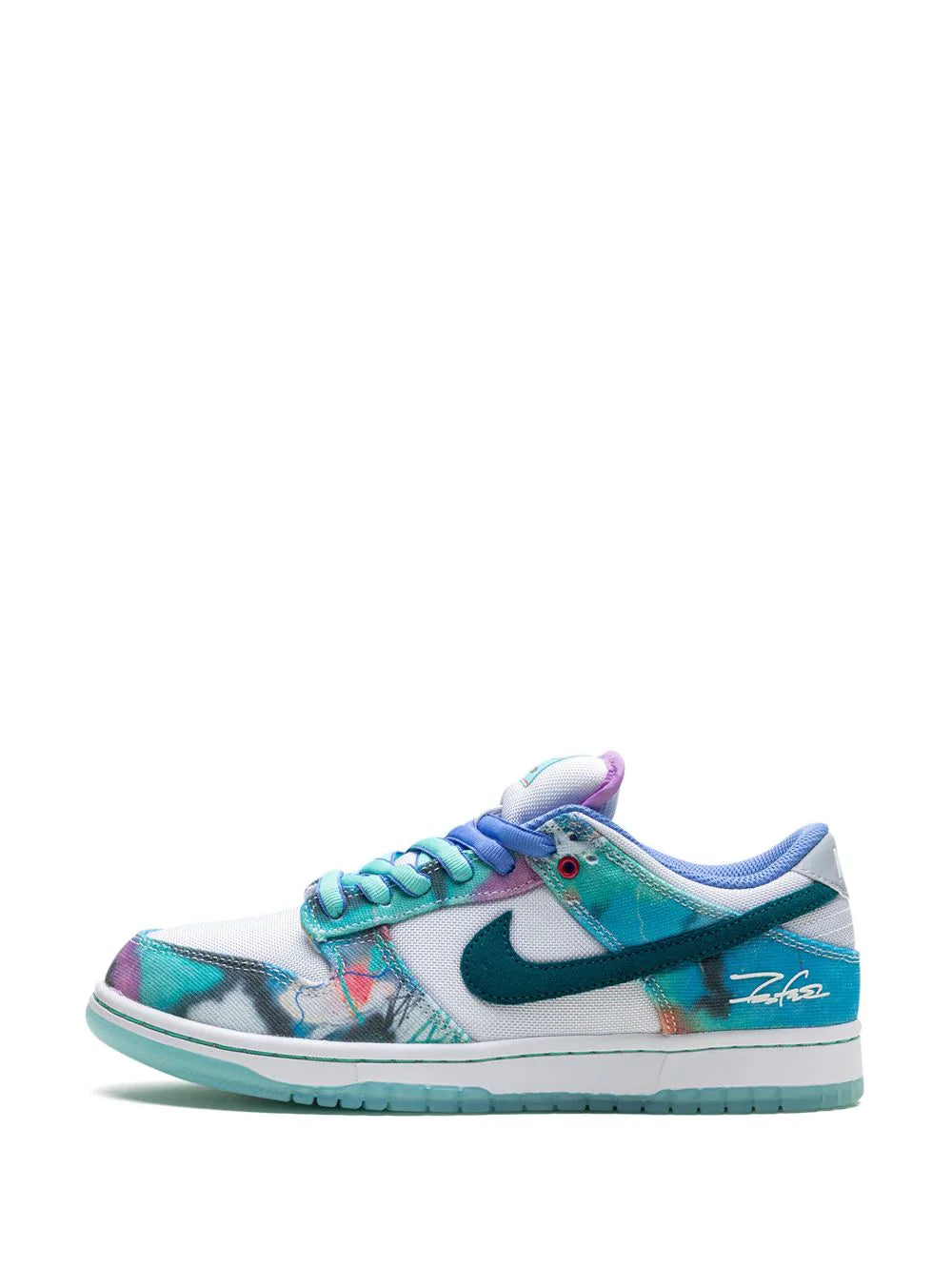 Nike x Futura Laboratories SB Dunk Low "Bleached Aqua"