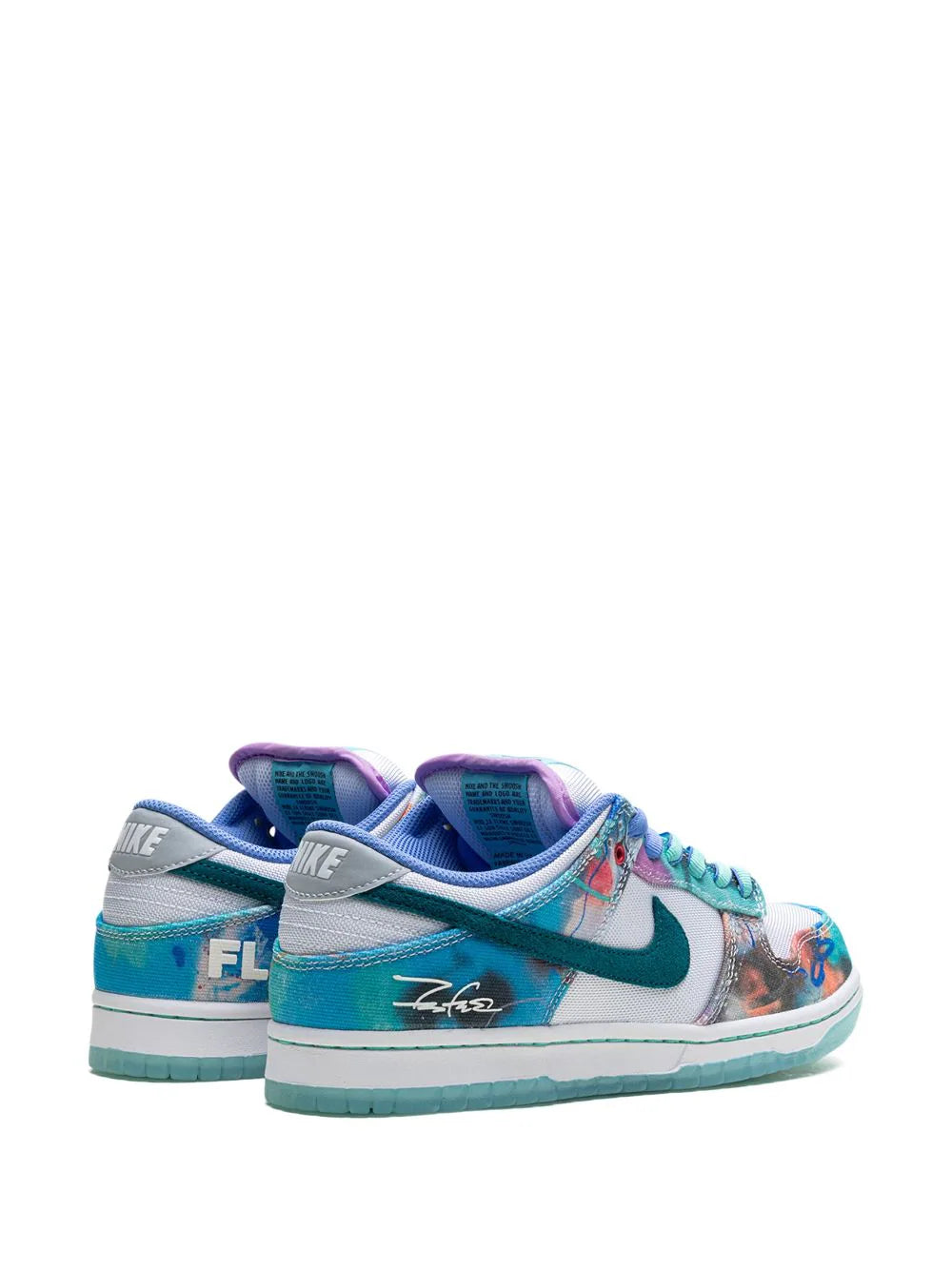 Nike x Futura Laboratories SB Dunk Low "Bleached Aqua"