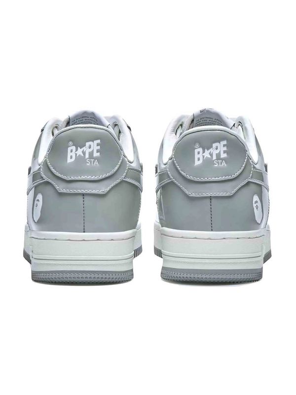 Bape Sta M2 Patent 'White Grey'