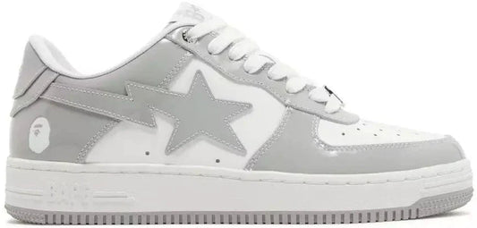 Bape Sta M2 Patent 'White Grey'